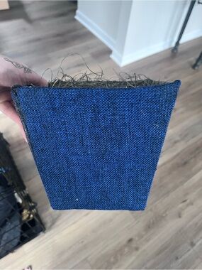 Blue plant decor